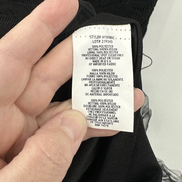 Cache Black Lace Dress - Picture 8 of 8